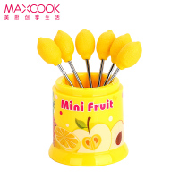 美厨(maxcook)水果叉 MCAC-11 (可爱 收纳方便 可反复使用)