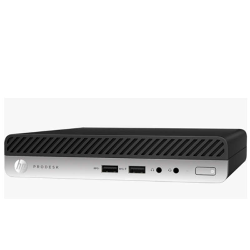 惠普(HP)400 G3 DM 台式主机 I3-7100T 4G 128G 配23.8商用显示器