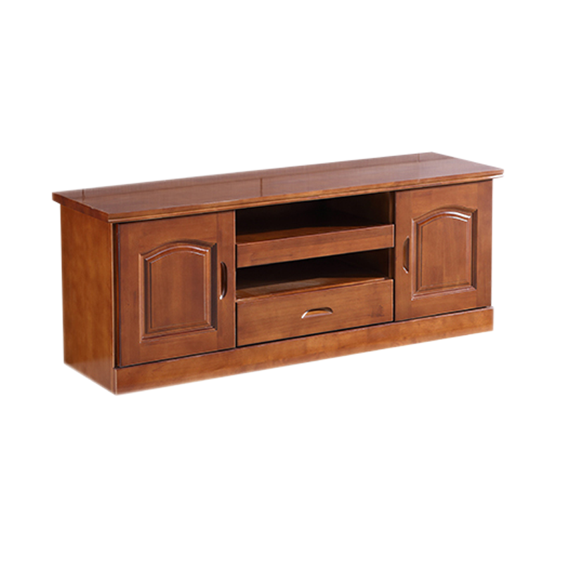 质凡实木电视柜油漆客厅电视机柜新中式实木家具