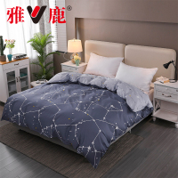 雅鹿 斜纹全棉被套单件 全棉斜纹床上用品纯棉被套单品1.5m1.8米2米