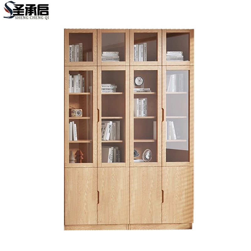 圣承启 落地书柜 四门台高清大图