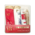 舒蕾(SLEK)洗漱旅行装（50g+50ml+30g+牙刷）-透明盒装