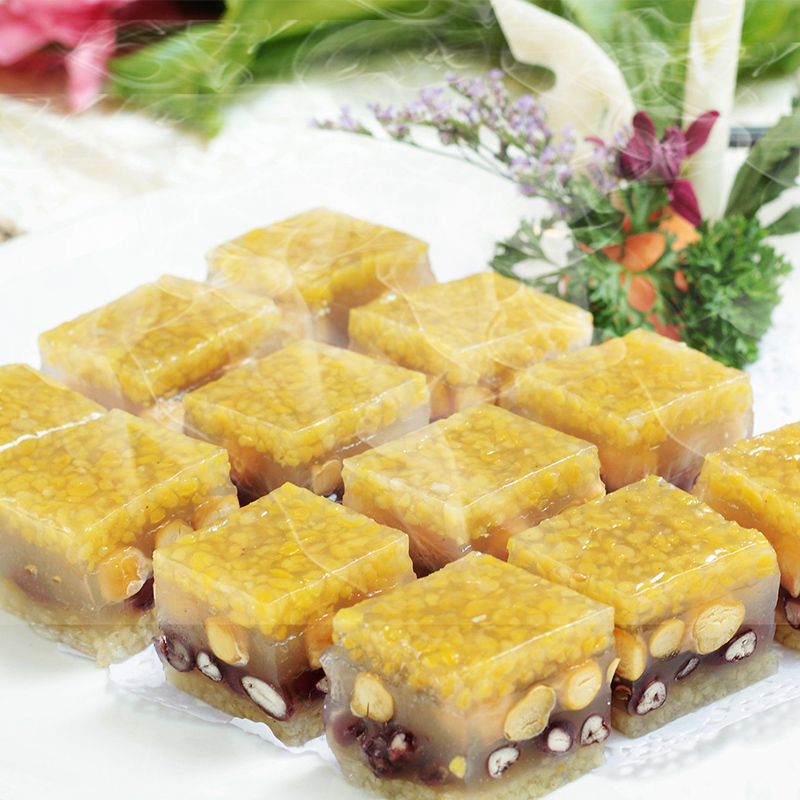 光头佬联圣杂粮糕500g包12块装港式点心广式糕点茶楼点心