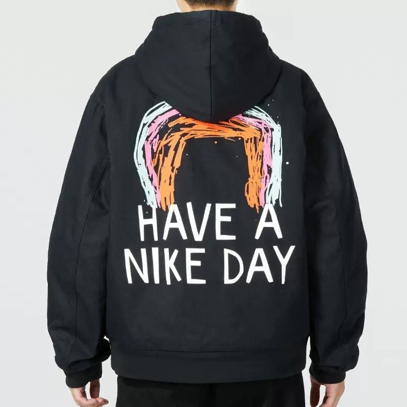 Nike/耐克连帽棉服运动休闲舒适保暖男装外套DQ4184-010 D