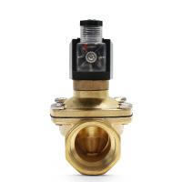 施耐德电气 铜制常开型电磁阀 AC220V 水阀油阀气阀 2吋（2W-500-50K）