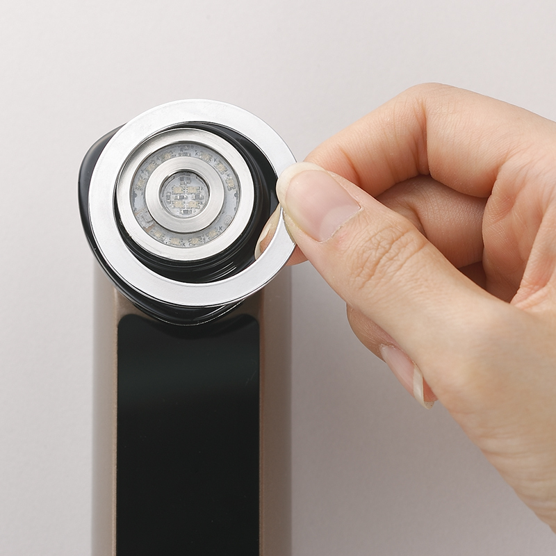 雅萌(YA-MAN) 电子美容仪 HRF-10T RF射频 黑色内置电池充电瘦脸离子导入导出 LED红光嫩肤 洁面仪