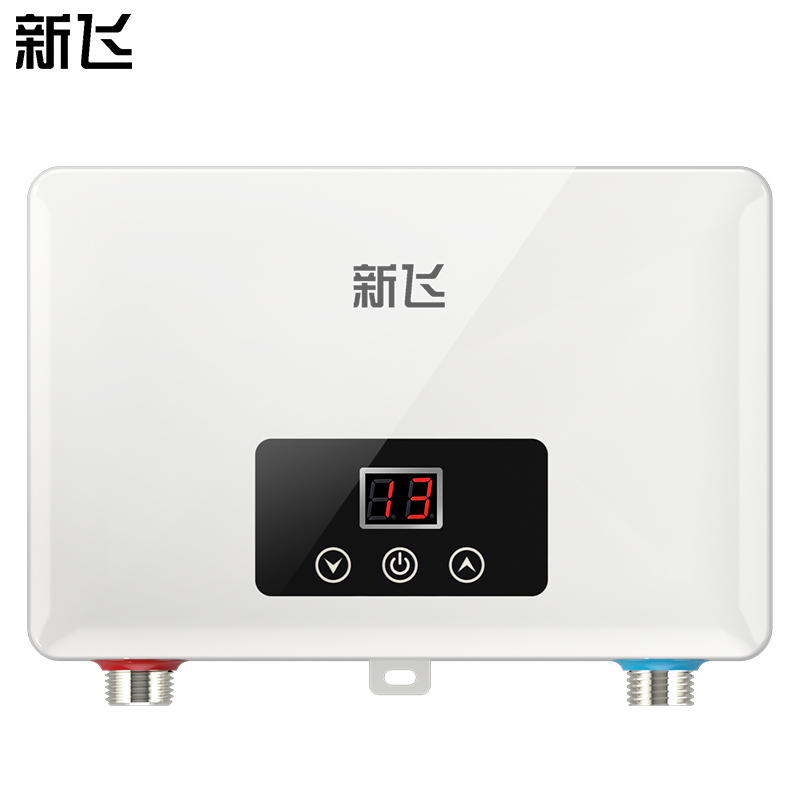 新飞(Frestech)电热水器 即热式电热水器小厨宝快热式速热小型厨房热水宝 XF-D555象牙白豪华款