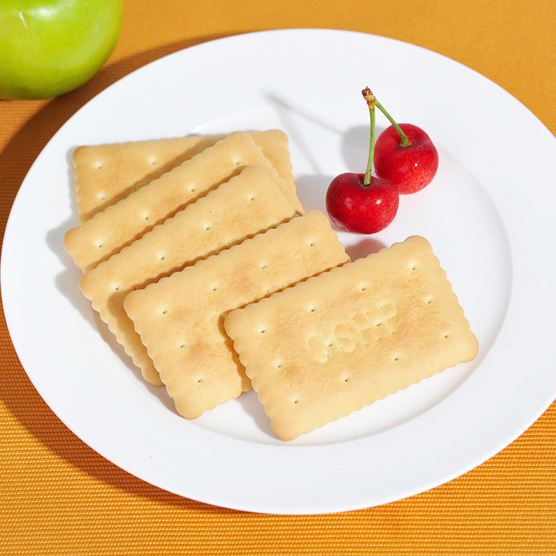 青食特制钙奶饼干225g-L