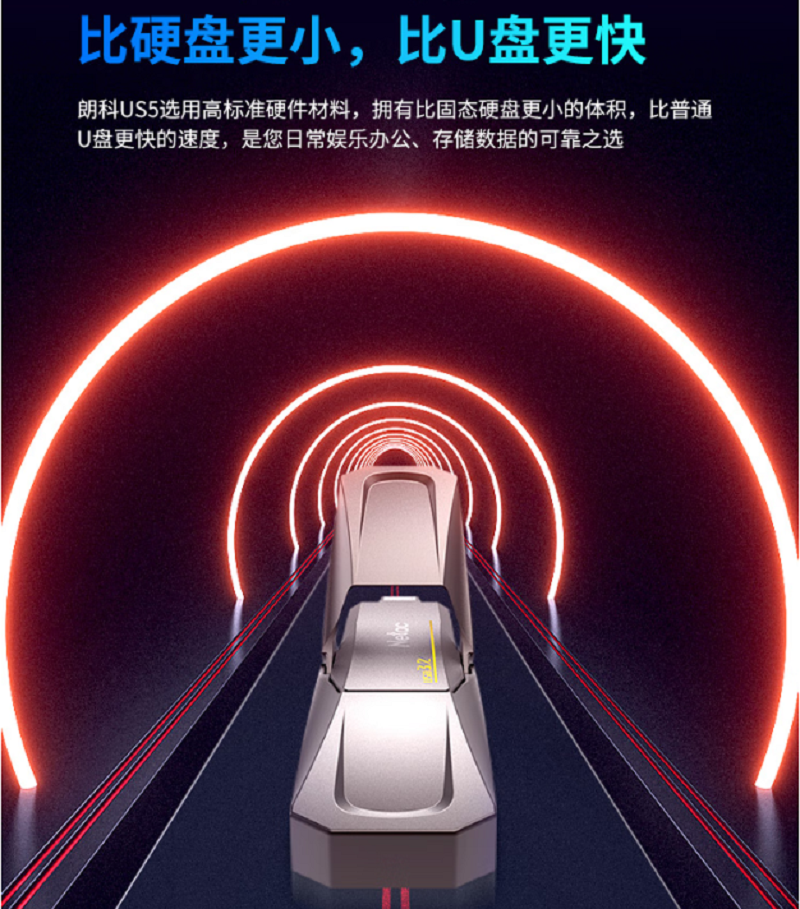 朗科US5双接口 USB3.2固态U盘128G