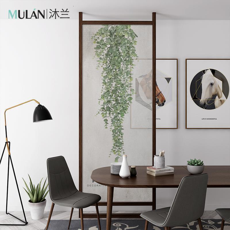 BONJEAN北欧屏风隔断客厅卧室布艺玄关实木遮挡家用小户型简约现代座屏高清大图