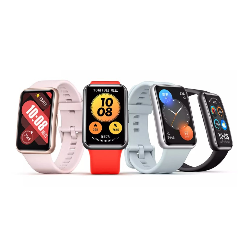 华为HUAWEI WATCH FIT new活力款 西柚红 华为手表 运动智能 时尚轻薄 华为快充 炫彩大屏 健康管理