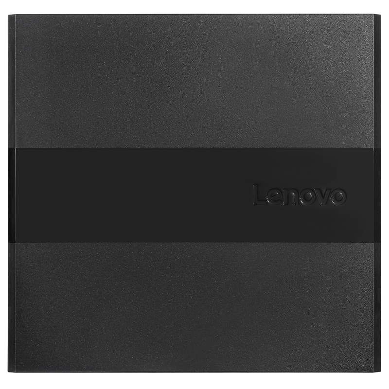 联想8倍速USB2.0外置光驱DVD刻录机黑色 兼容Win7/8/10/XP/苹果MAC双系统/DB75-Plus