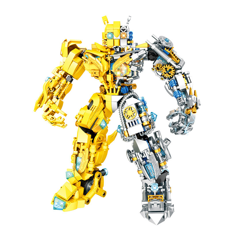 兼容乐高大黄蜂变形积木金刚机器人钢铁侠机甲男孩子拼装玩具模型