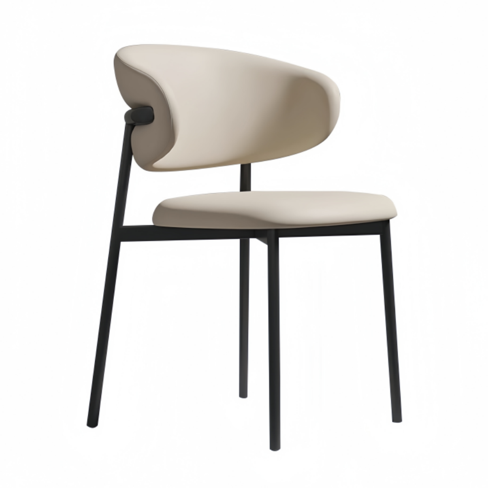 烁恒 椅子米白把高清大图