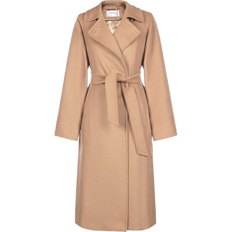 max mara 麦丝玛拉 女士骆驼绒大衣外套10161903 3manuel