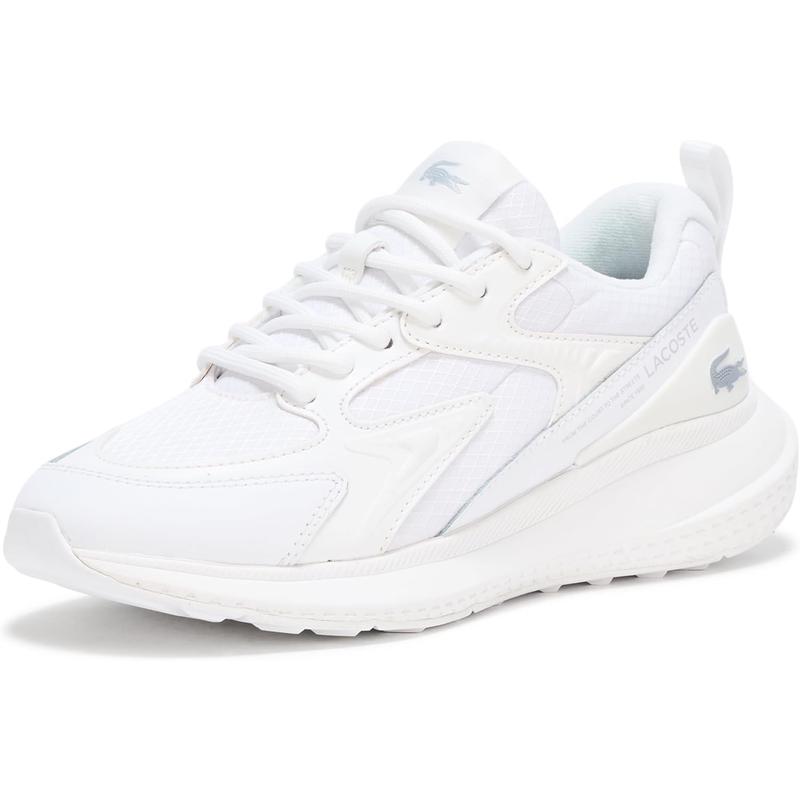 Lacoste女鞋休闲运动板鞋轻便透气网布拼接休闲百搭女士鞋高清大图