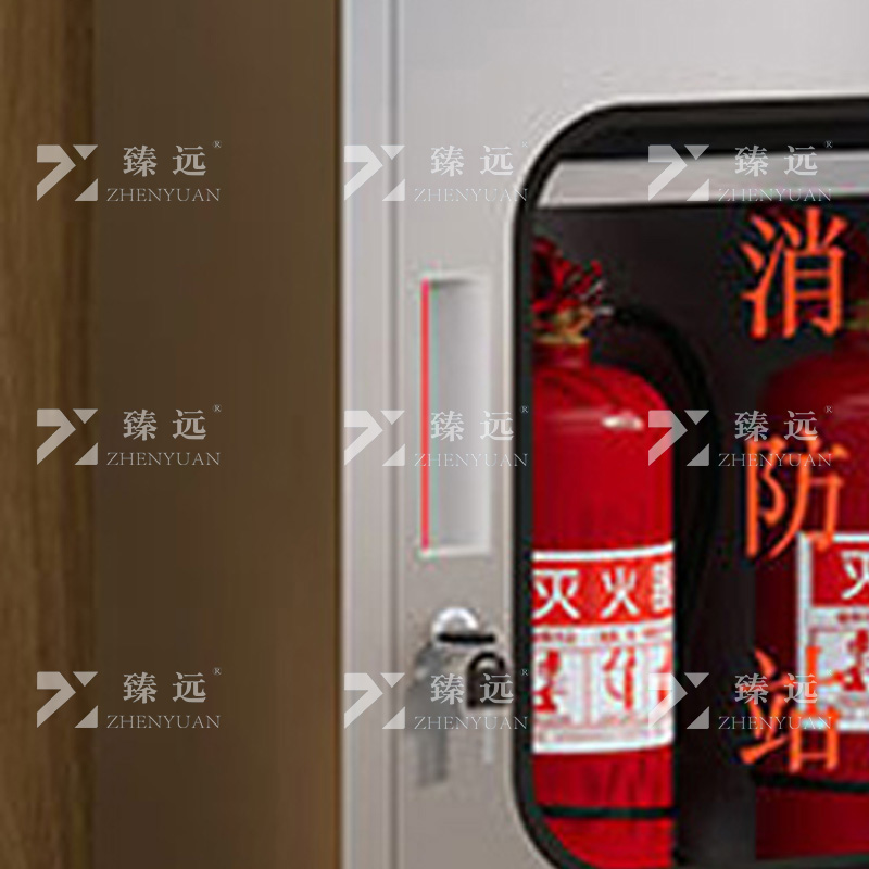 臻远 ZY40625008 不锈钢201材质消防柜 长550*宽250*高850mm 1台高清大图