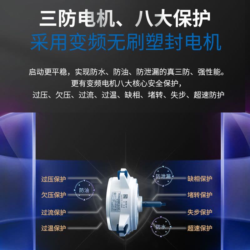 [对标专卖店G5]美大(Meida)变频集成灶X8-A 二星级消毒 抽油烟机燃气灶家用厨房双灶 变频电机5585天然气图片