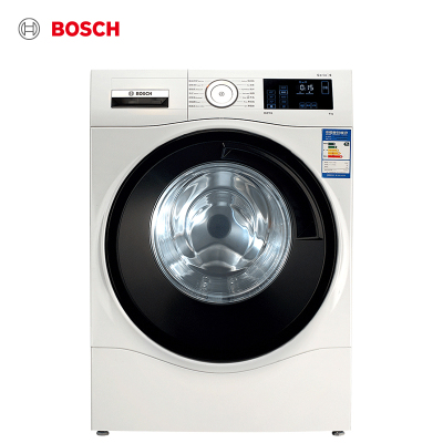 博世(BOSCH)9公斤 全自动变频滚筒洗衣机 家用大容量 净效除菌 高温筒清洁 XQG90-WAU284600W