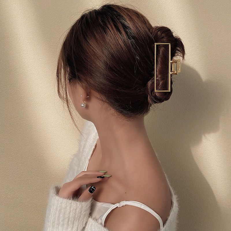 金属法式发抓后脑勺盘发抓夹韩国发夹气质头发夹子大小号鲨鱼夹女