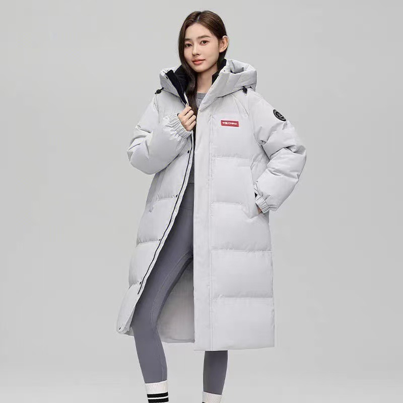 2025年冬季新品加厚长款羽绒棉服情侣男女同款立领连帽保暖宽松外高清大图