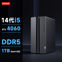 联想(Lenovo)GeekPro设计师游戏台式电脑主机(酷睿14代i5-14400F RTX4060 8GB显卡 32G DDR5 1TB SSD Win11)定制