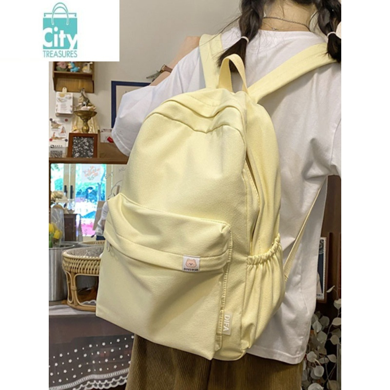 bangdou苏在在同款书包女学生韩版初中小清新大容量森系双肩包女少女