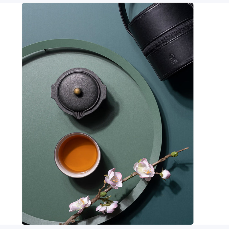 万仟堂单人旅行茶具一壶一杯快客杯功夫茶具茶壶茶杯天时地利快客杯高清大图
