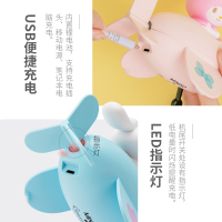 名创优品(miniso) 三丽鸥小飞机小风扇便携式 充电迷你桌面小扇子My Melody(粉色)