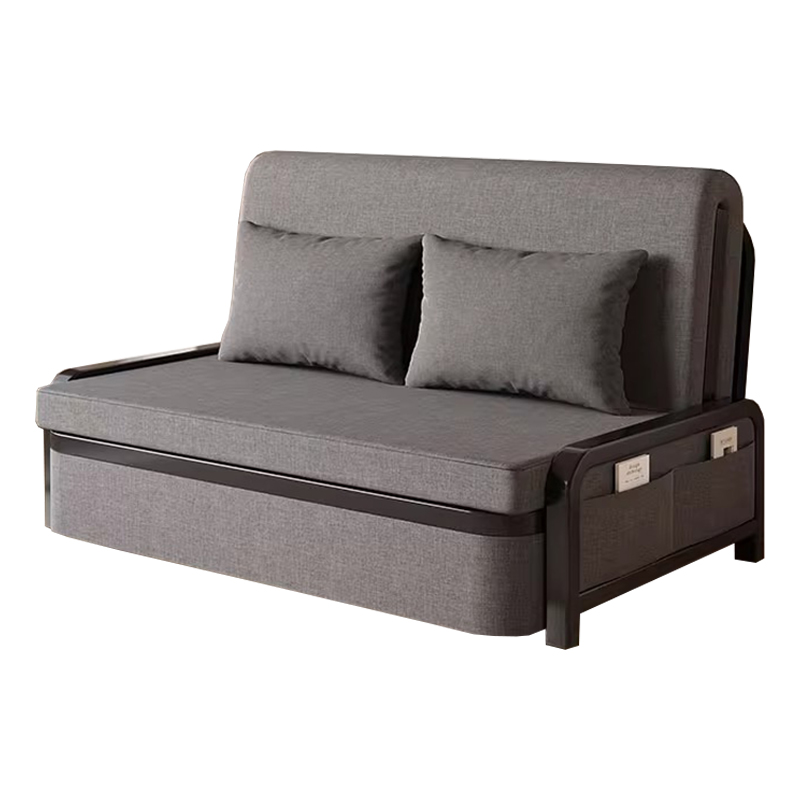 福茂莱 折叠沙发床深灰张高清大图