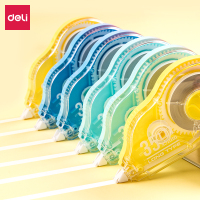 得力(deli)71514修正带 6个装 5mm*35m/个 改正带 涂改带改错带修真带改字带修正带学生文具