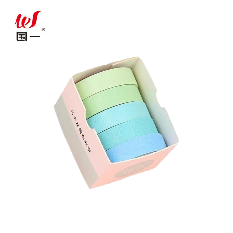 围一 彩色纸胶带 长2M*宽15MM-12色 卷高清大图