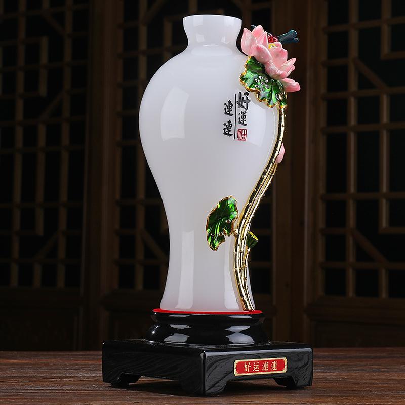 美帮汇大号花瓶摆件客厅插花干花创意现代中式家用家居玄关电视柜装饰品高清大图