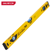 得力（deli）DL290600S 水平尺 600mm 可视窗 黄色 1把