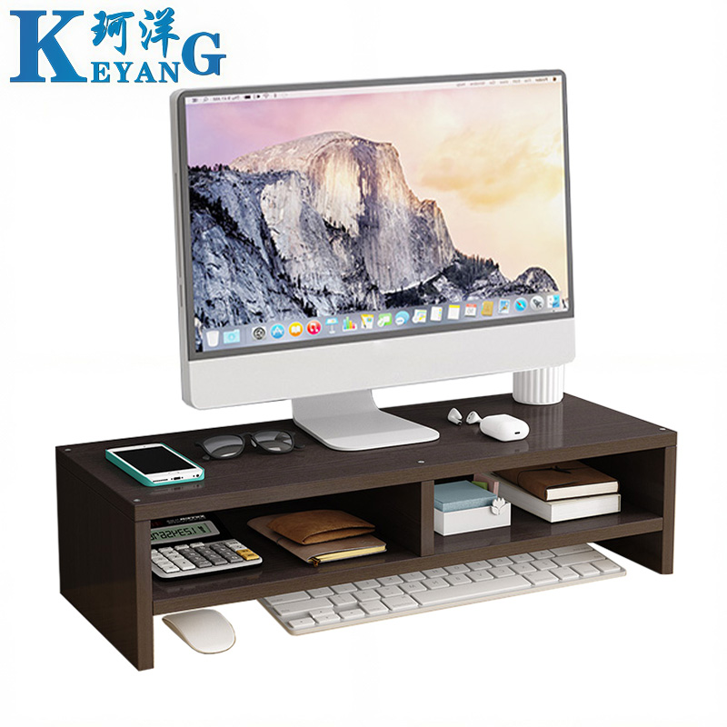 珂洋 显示器增高架 双层隔断(黑胡桃) 个高清大图