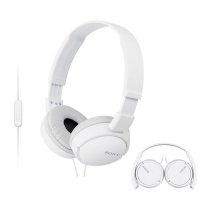 索尼(SONY)MDR-ZX110AP 头戴式 立体声耳机 白色