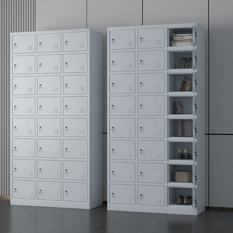 中豫鑫泽ZYXZ4071971铁皮更衣柜储物柜寄存包柜24门更衣柜(加厚款)高清大图