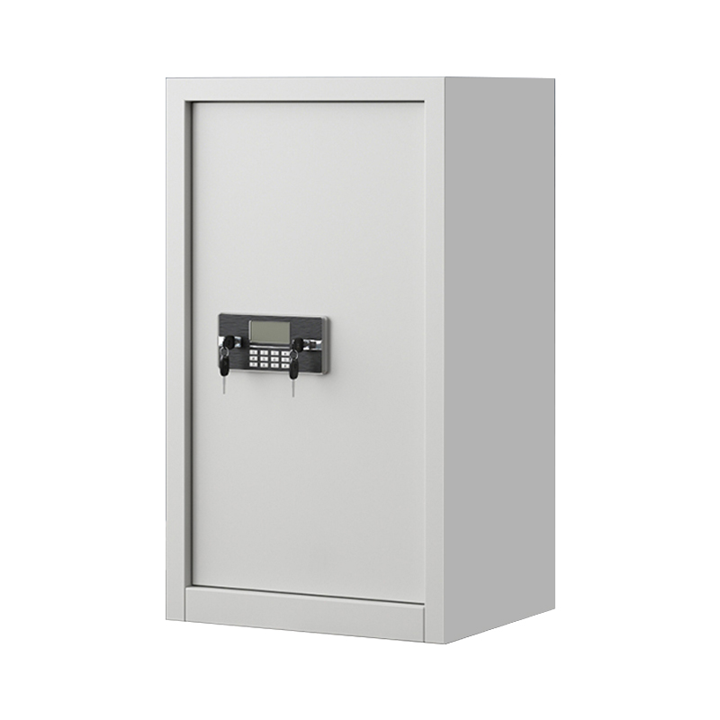 鑫升顺指纹电子保密柜钢制密码文件柜档案柜办公柜矮柜保密资料柜单门白色:电子锁高清大图