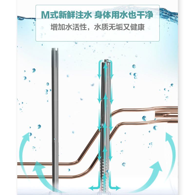 Leader 50升电热水器 海尔智家 2200W速热 安全防电墙 二级能效 预约洗浴 八年包换LES50H-LT图片