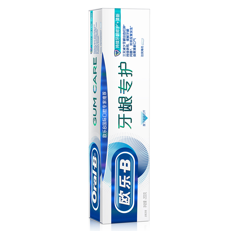 欧乐B(Oral B) 牙龈专护 持龈修护清新 牙膏 200g (单位 :支)