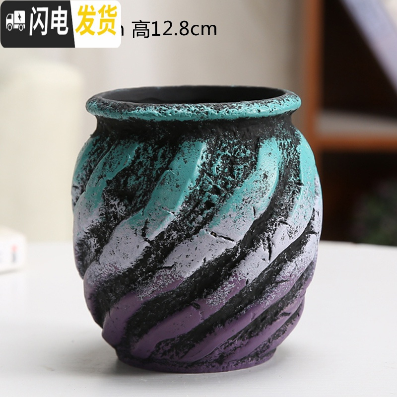 三维工匠园艺用品三维工匠多肉绿植陶瓷花盆欧式简约个性盆栽花器小老桩陶瓷花盆高款老桩盆印彩花盆款n 中等花盆容器 价格图片品牌报价 苏宁易购银团家居生活专营店