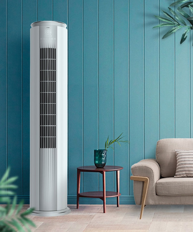 tclkfrd72lwdmt21bpb1大2p匹变频柔风空调立式落地式家用客厅冷暖柜机