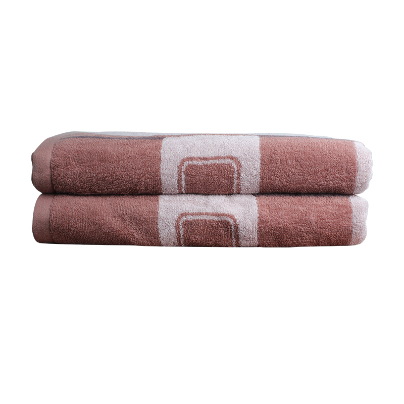 踏绮 纯棉柔软强吸水速干不掉毛 一休之巾浴巾(棕色)