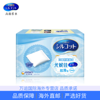 日本尤妮佳 Unicharm化妆棉盒装不掉絮卸妆棉省水化妆棉 卸妆棉 适合擦水乳 82片/盒