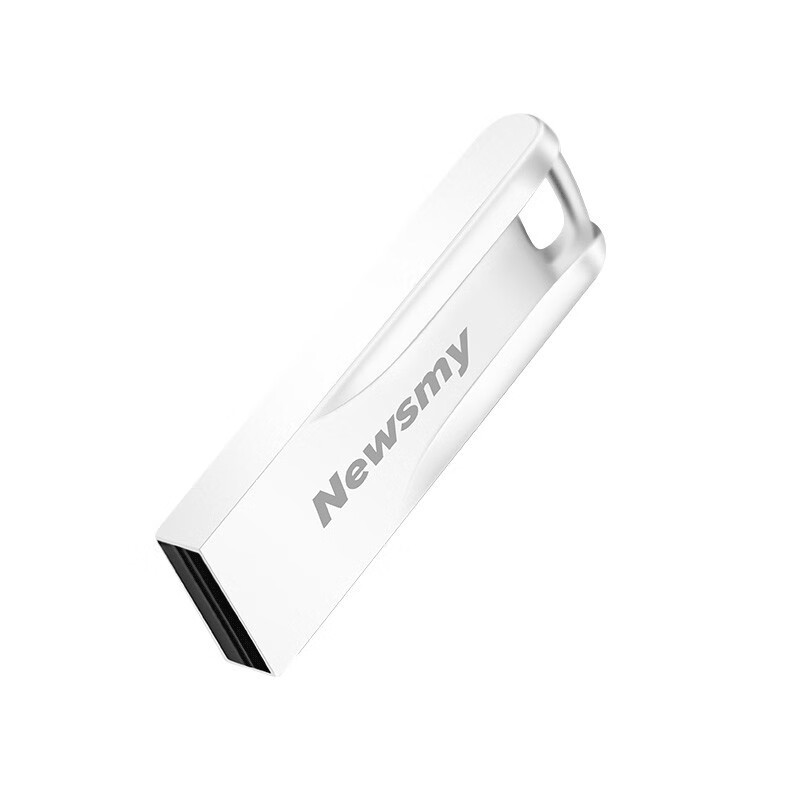 纽曼(Newsmy)金属车载U盘 USB3.0 V23迷你款 星耀银 时尚设计 轻巧便携 32G高清大图