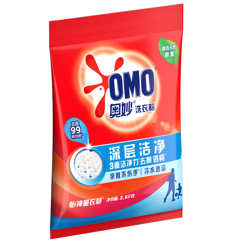 奥妙 深层洁净 洗衣粉5.6斤 源自天然酵素 单位:袋高清大图