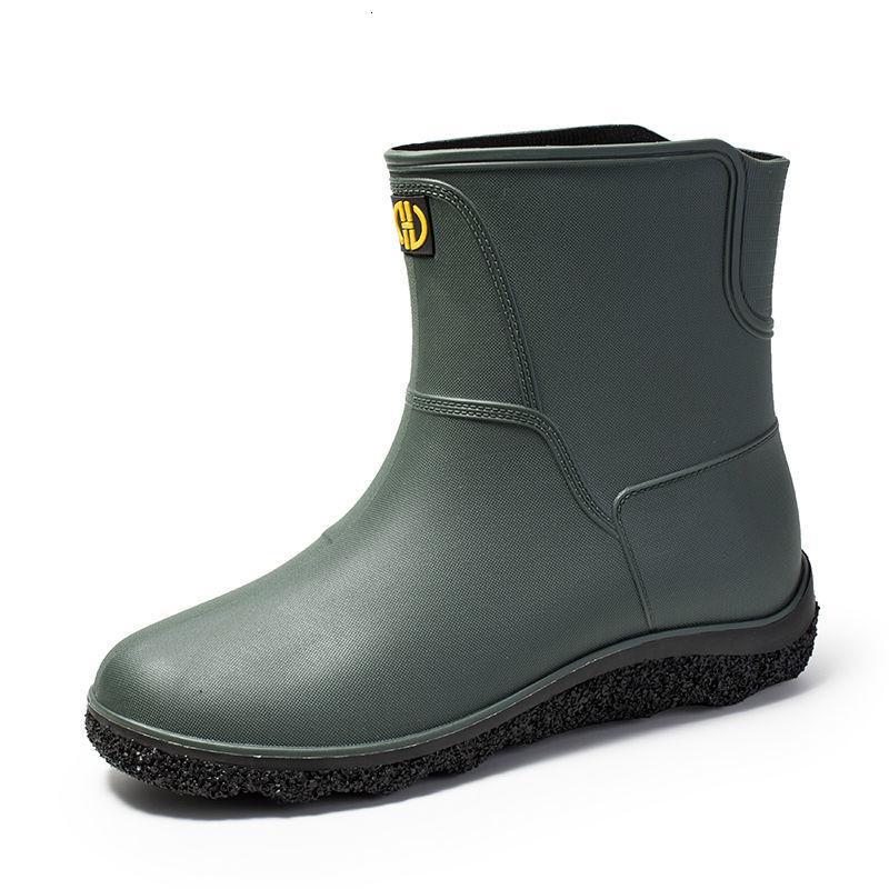 雨鞋男士时尚中短筒雨靴防水防滑厨房水鞋防水套鞋威珺