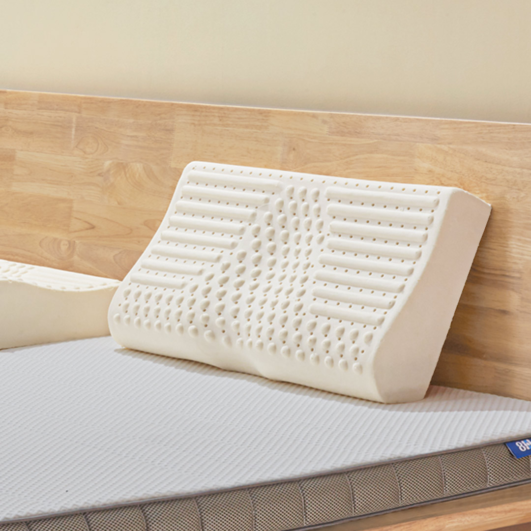 小米8h蝶形肩颈养护天然乳胶枕泰国进口橡胶单人护颈椎枕头z7 参数