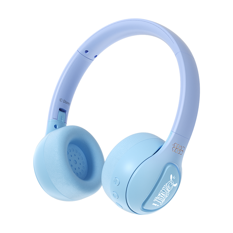 迪士尼/Disney正版D10蓝牙耳机樱草紫头戴式无线手机笔记本电脑通用耳麦持久续航超长待机降噪隔音创意礼物高清大图