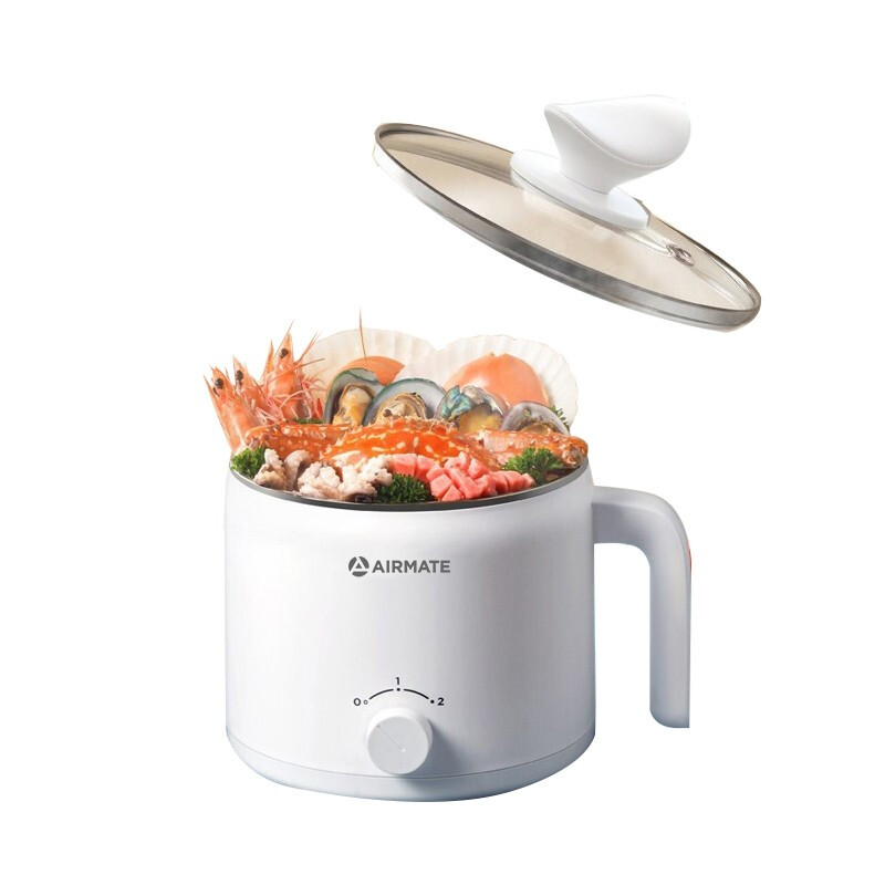艾美特(AIRMATE)电煮锅 电热锅 宿舍小电锅 电蒸锅学生寝室一体泡面小火锅 多功能锅花样私厨料理锅 CR1211